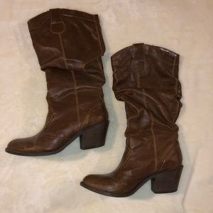 Mossimo Target Cognac Cowboy Boots - 6.5